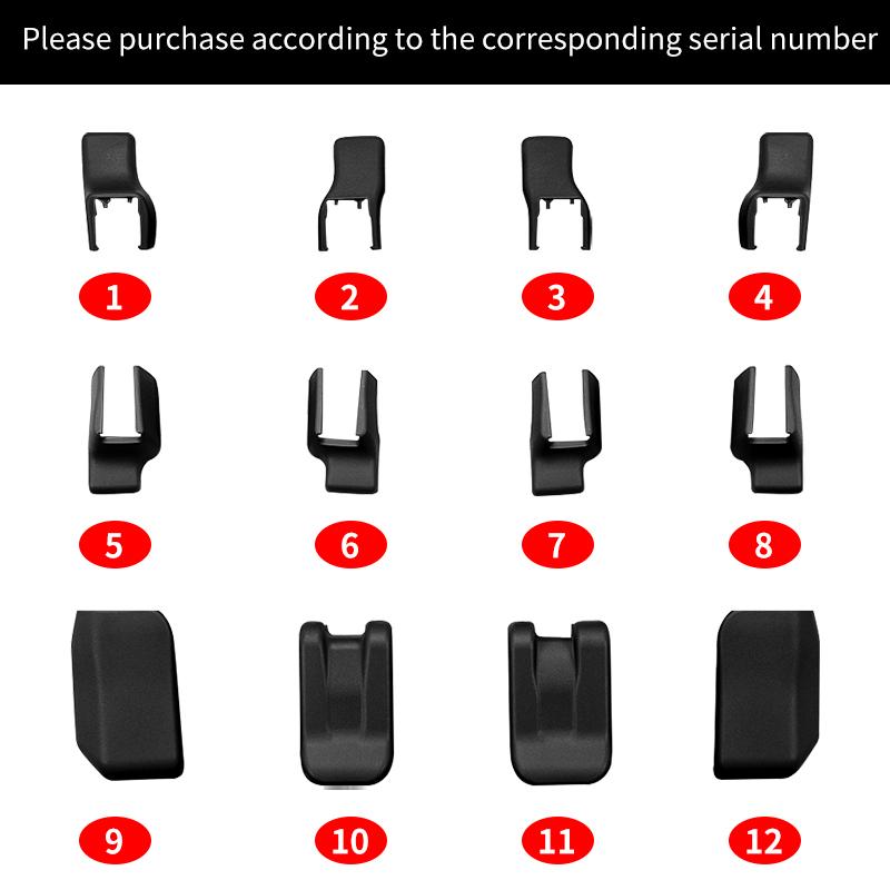 For Lexus LX570 450d Seat Track Protective Cover Interior upgraded Accessories Seat Guide Rail Front and Rear Covers 2008-