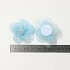 2/5Pcs 8cm Chiffon Fabric Flower For Hair Accessories Artificial Hairpin Accessories Flowers For Dress Wedding Bouquet Decor