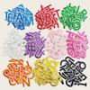 72 Pièces A-Z 0-9 Thermocollants Adhésifs Patchs Colorés Lettres Anglaises Patchs Décoration de Vêtements