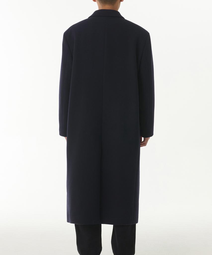 Musinsa Standard Wool Blend Big Daddy Double Maxi Coat [Navy]