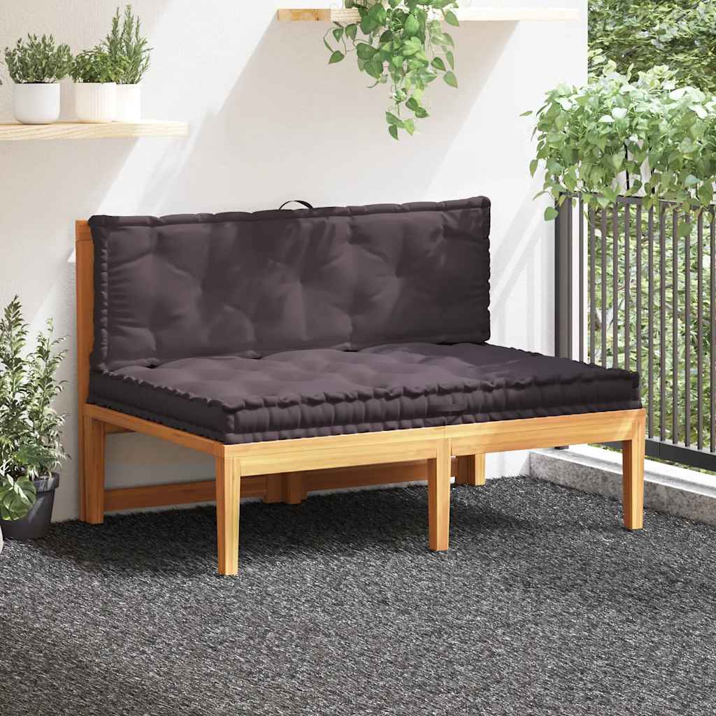 Palette Cushions 2 Pcs Cotton Anthracite