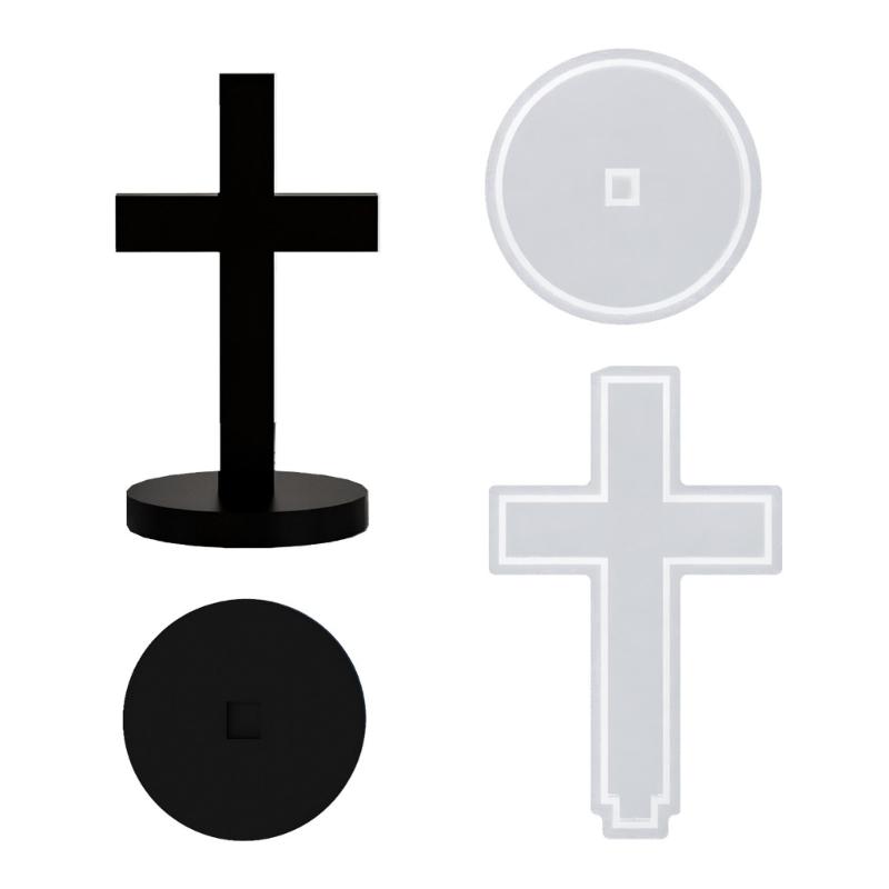 

Creative Crosses Design Silicone Mold Reusable Silicone Mold For Crosses Decorations Suitable For Creative Projects 1