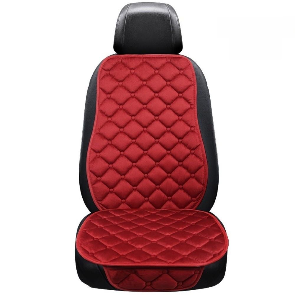 Solid Color Car Seat Covers Thick SUV Seat Mats Universal Seat Cushion