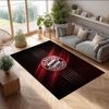 Tappeto Morbido Area Rug con Motivo Calcio Bayern Monaco Antiscivolo Tappeto per Pavimento Interno Tappetino Decorazione Sportiva per Camera da Letto