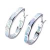 Colorful Aubao round earrings, new European and American fashionable women's earrings, factory direct sales