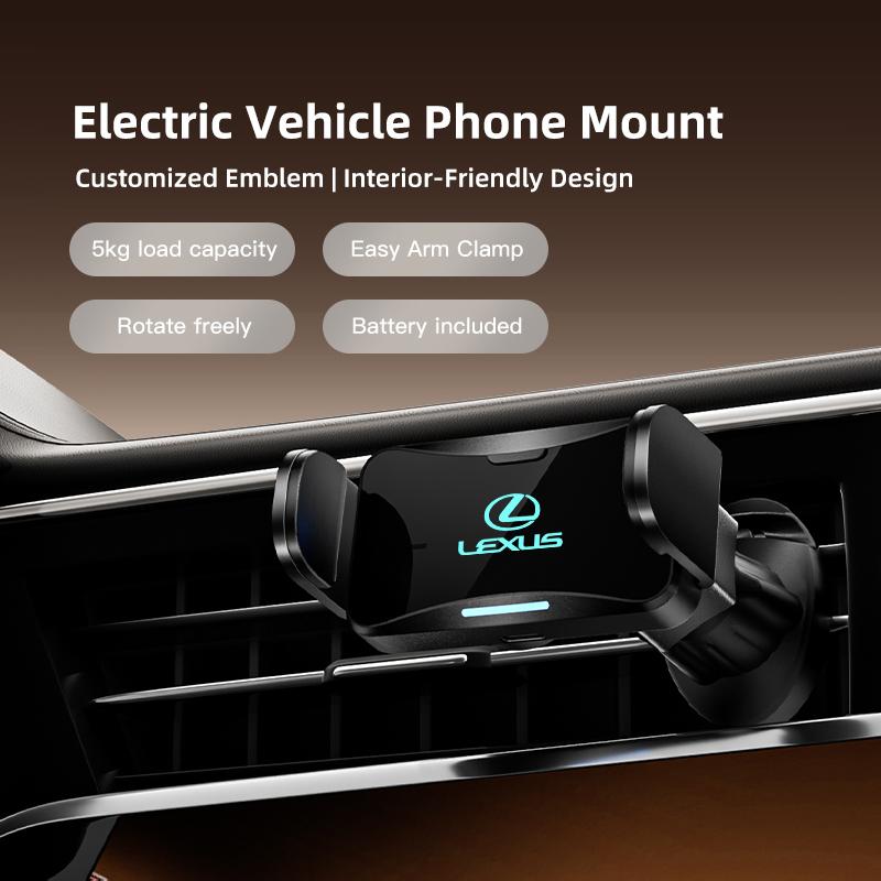 Electric Car Phone Holder Car Navigation Auto Accessories For Lexus IS250 RX350 LX570 LX600 NX RX LX470 GX470 IS200 UX250h RX330 AEN1