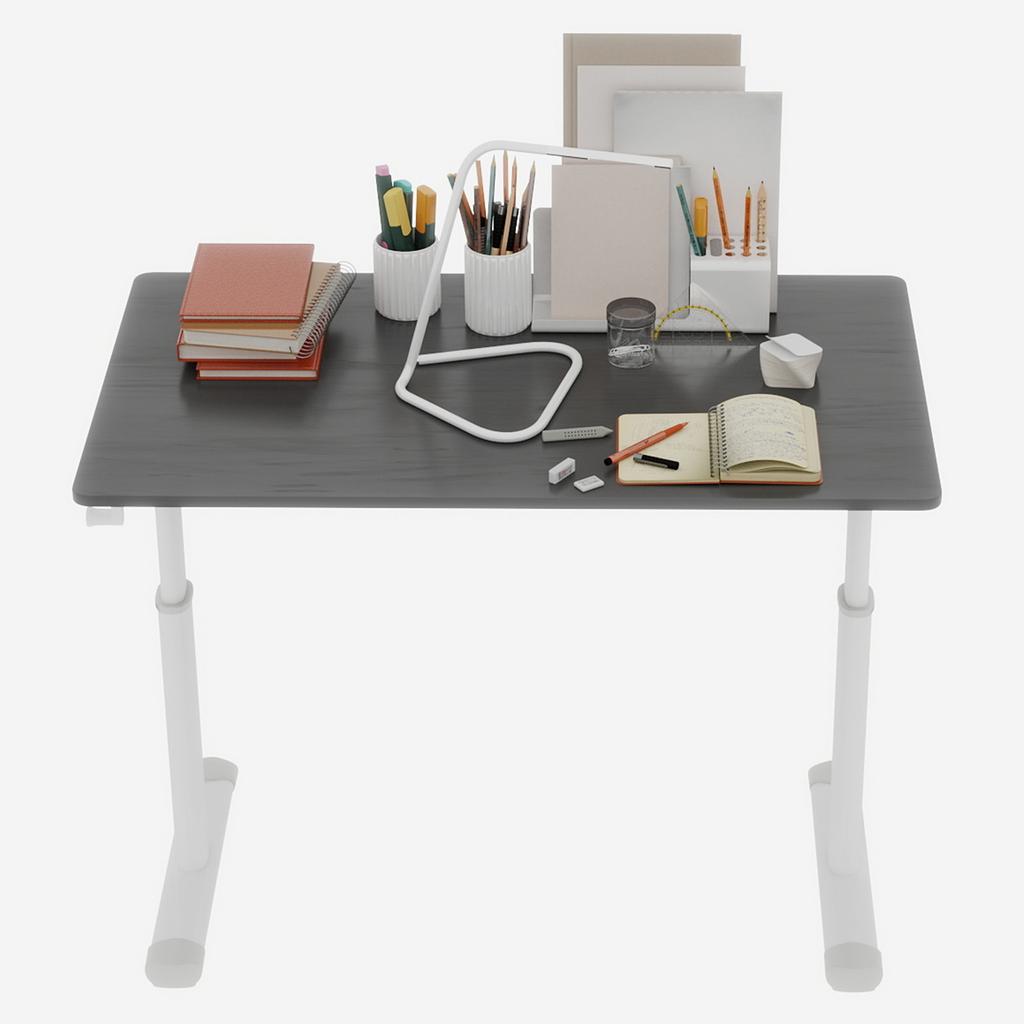Birou de studiu reglabil pentru copii și adulți – Reglabil pe înălțime, Birou multifuncțional pentru casă/birou, Design compact