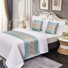 Landscape Painting Bed Flags Bedroom Decoration Bed End Scarf Hotel Household Dustproof Decorative Cloth Home Textiles Household Goods Pillow Cover