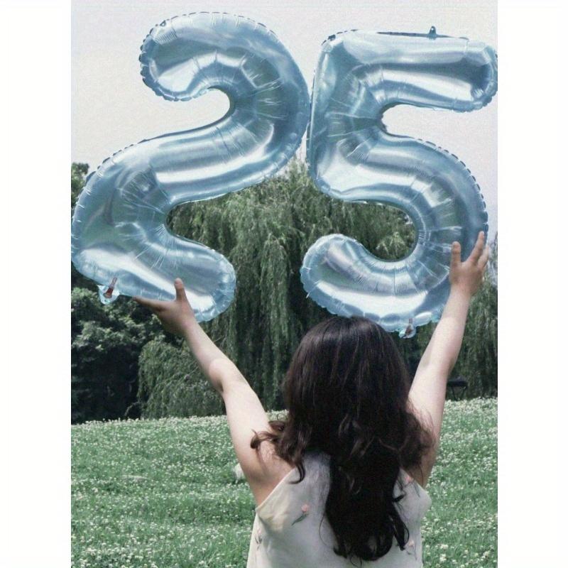 32inch Crystal Jelly Color Number Balloon for Birthday, Anniversary, Theme Party Background Decoration, Back To School Valentine Day