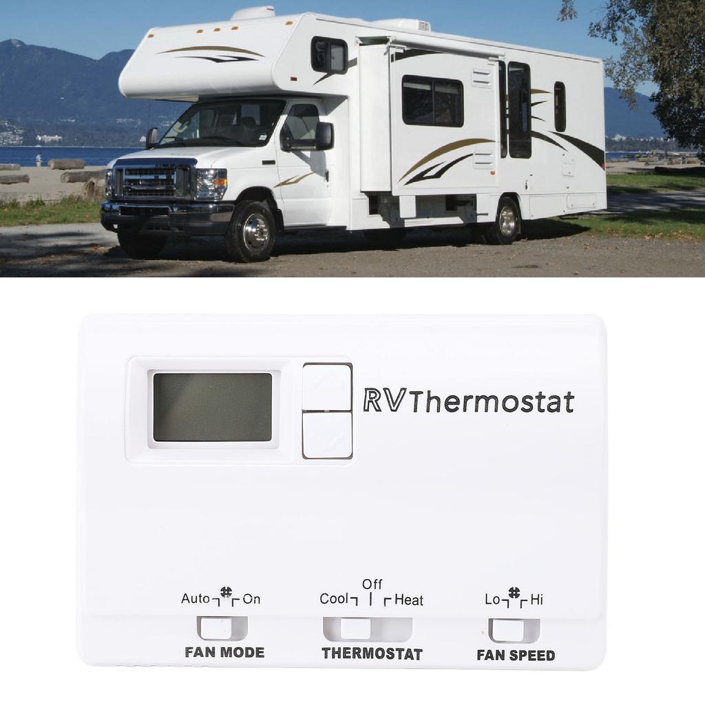 RV Digital Thermostat 3 Adjustment Modes Heating Cooling Wall Mounted Thermostat 83303362 for 8330-336, 8330-337, 8330-338