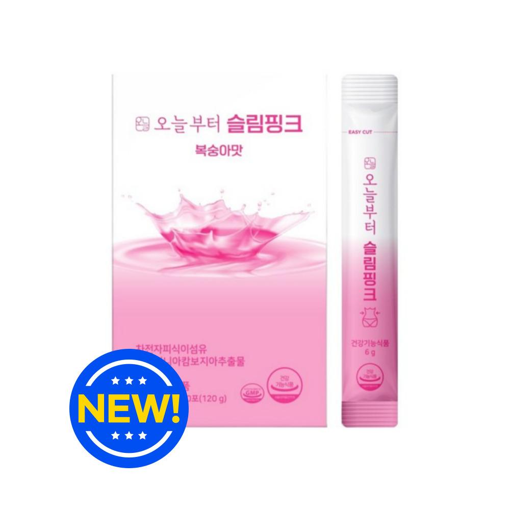 

[Slim Pink] Чай для похудения со вкусом персика, 20 стиков 20 sticks X 1 box