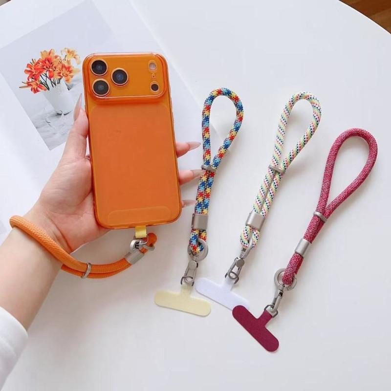 Luxury Adjustable Universal Braided Short Mobile Phone Lanyard Wristband, Mobile Phone Hand Lanyard