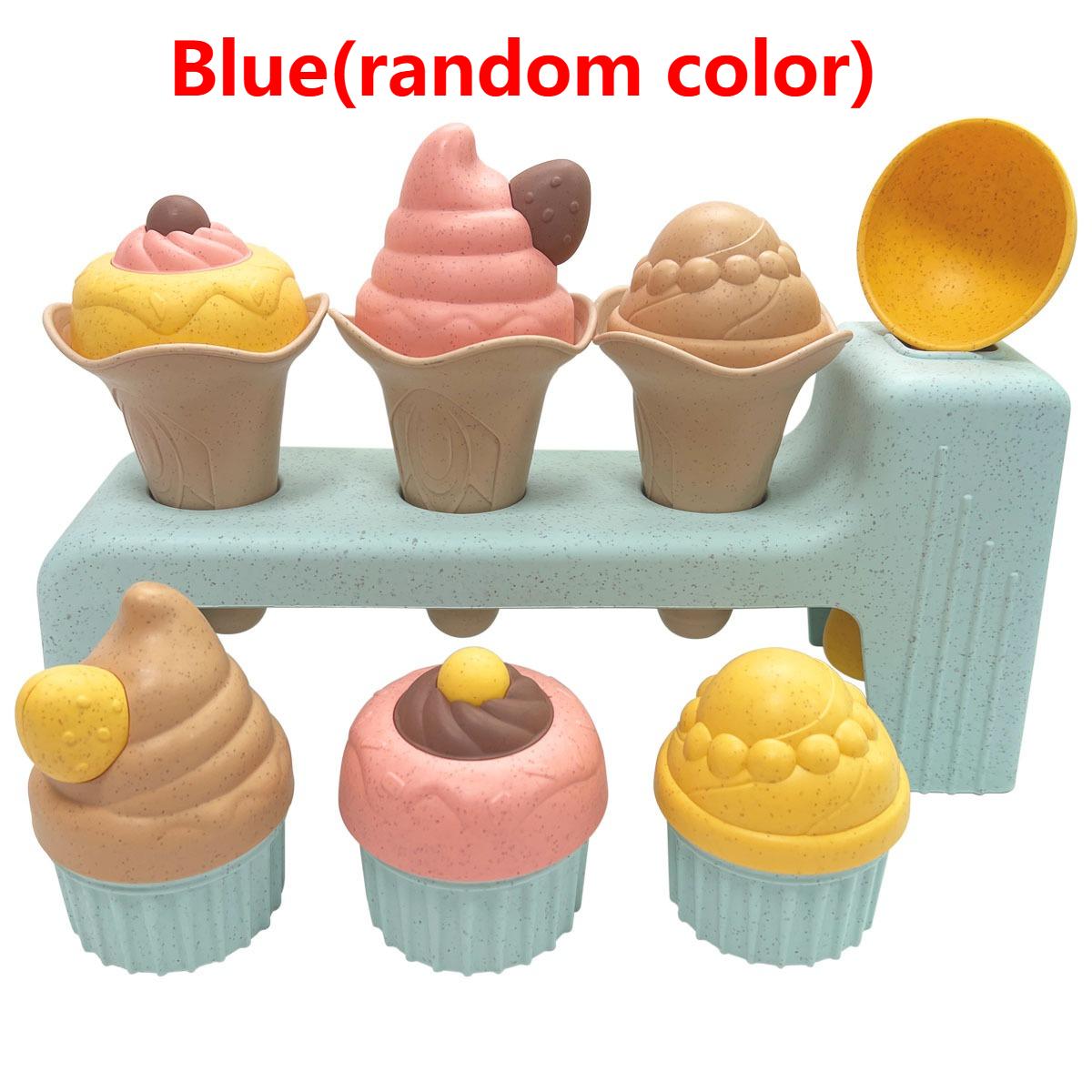 Toys Beach Ice Cream Sand Toys Toddlers Beach Sand Molds Kits For Kids Girls Boys Travel Sandbox Toys For Party Indoor Outdoor