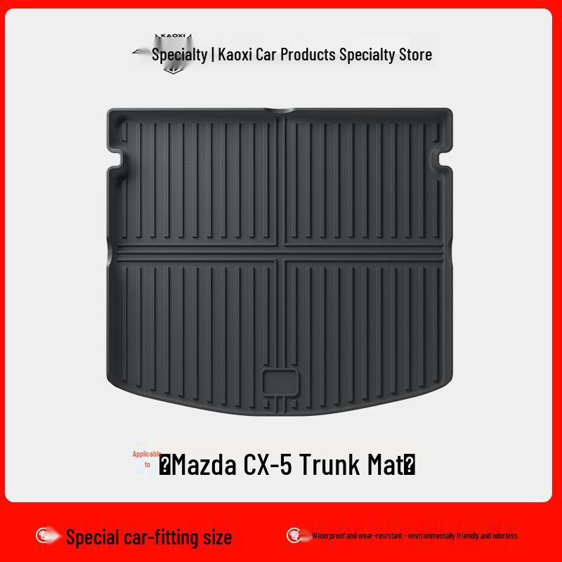 Mazda CX-5 Durable TPE Trunk Mat & Backrest Pad Interior Accessory