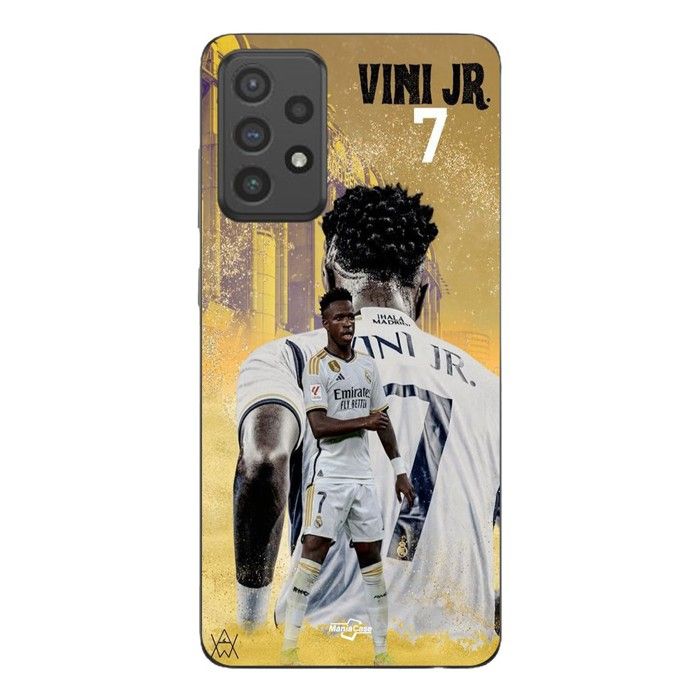 Case For Samsung Galaxy A72 Vinicius JR Real Madrid 7 Wallpaper Maniacase