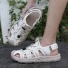 Fashion Outdoor New Men's Breathable Hollow Out Anti Slip Beach Shoes 2025 Summer Fashion Brand Men's Comfortable Soft Soled Sandals