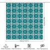 Modern Geometric Pattern Bath Shower Curtain Waterproof Fabric Bathroom Decor For Home Living Room Kids Room Blue Green White Re