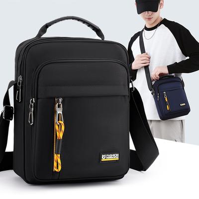 Sac à Bandoulière Oxford Grande Capacité pour Homme – Sacoche Messager Multi-Poches pour le Travail, les Trajets et l'Usage Quotidien
