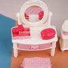 Bedroom Simulation Dressing Furniture Model Mini Children'S Play House Toy Cute Doll House Ornament Diy Scene