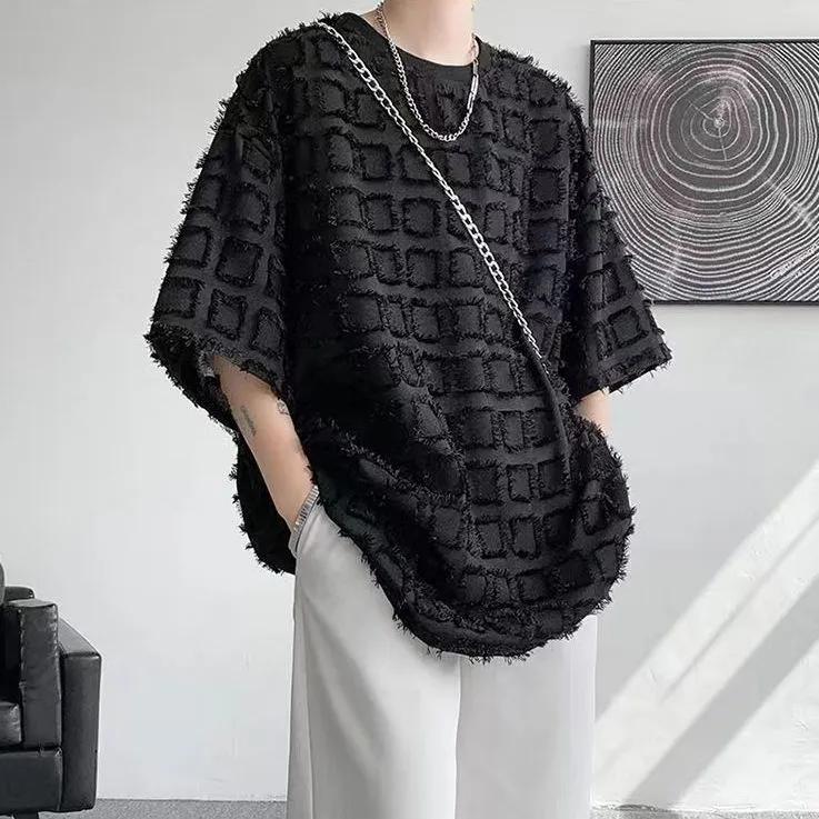 Men Summer Half Sleeved Korean T-Shirt Loose Basic Shirt Casual Top Tees