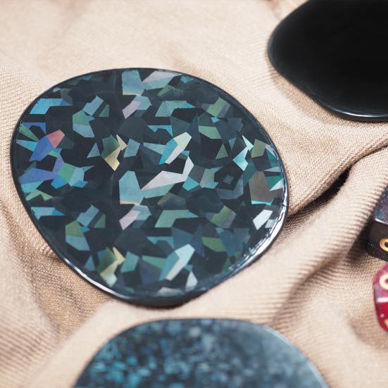Siliconen blad mal holografische Flash overdracht spiegel siliconen mal voor hars ambachten glitter pailletten decoraties