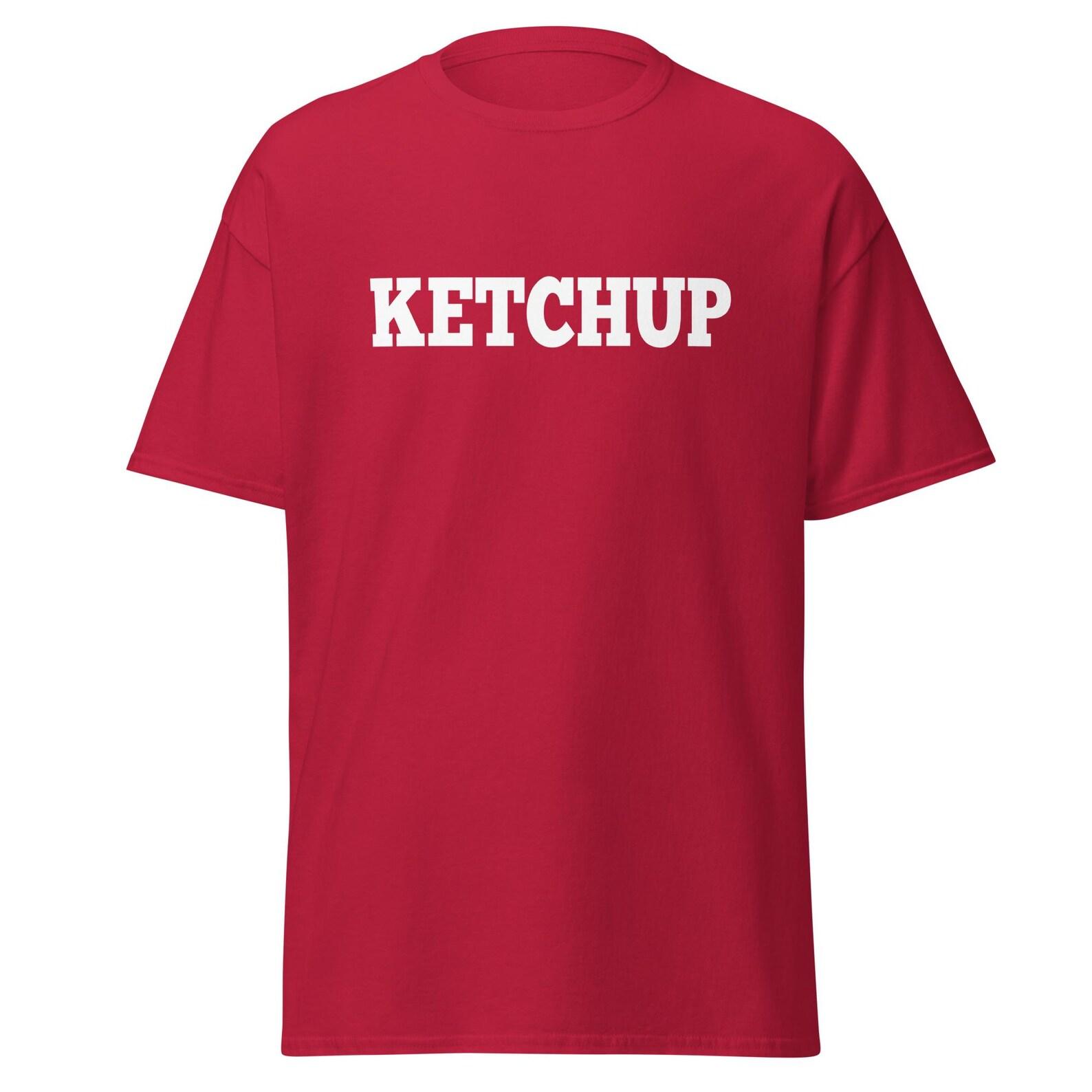 Ketchup Costume Shirt - Funny Halloween Costume Tee, Unisex L