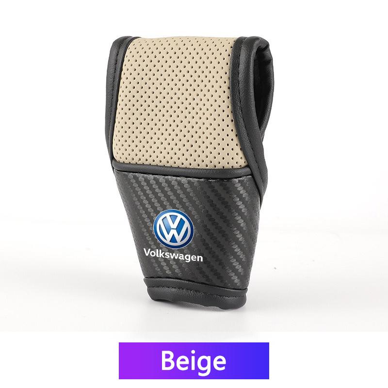 Pro VOLKSWAGEN VW Pro VW Volkswagen Auto Kryt na řadicí páku z kůže Kryt řadicí páky Dekorace rukojeti řazení Vhodné pro manuální automatickou převodovku Sh