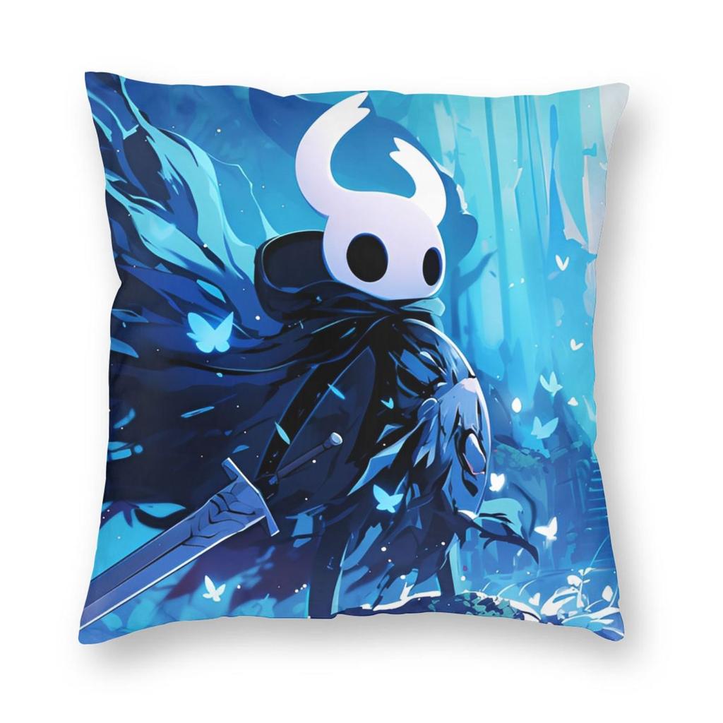 Spiel Hollow Knight Silksong Kissenbezug Doppelseitiger Druck Polyester Kissenbezug Dekor Kissenhülle Zuhause Quadratisch 45*45cm