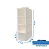Shixun Fabric Hanging Closet Organizer with Drawer