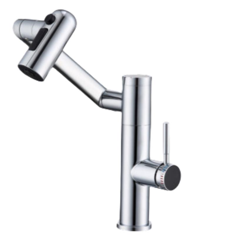Temperature Digital Display Basin Faucet 3 Mode Stream Sprayer Hot Cold Water Sink Stainless Steel Mixer Wash Tap For Bathroom
