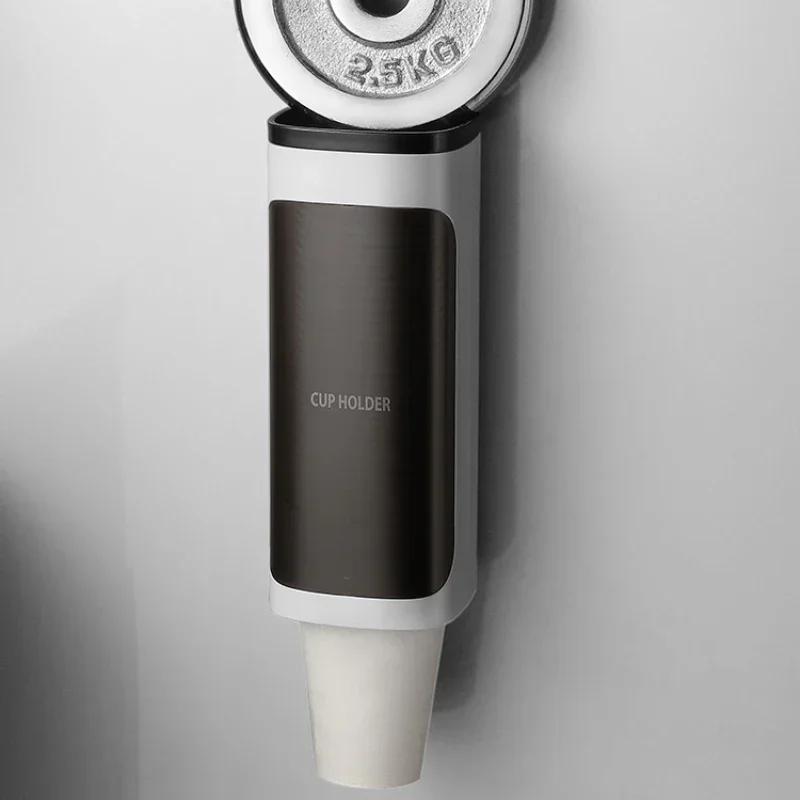 Self-designed Simple Automatic Cup Dispenser Water Dispenser Paper Cup Holder Disposable Paper Cup Holder Storage Rack