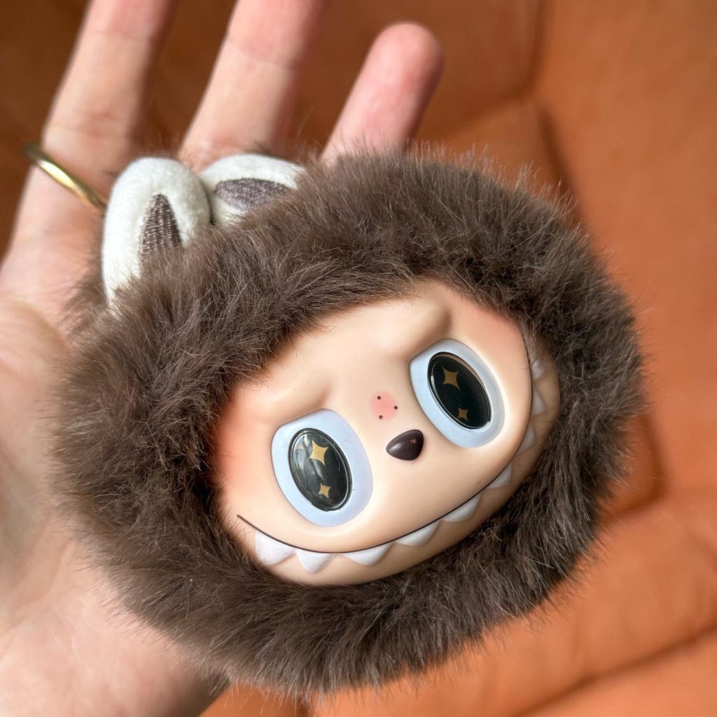 Cute Plush Toy Head Keychain Pendant, Can Be Used To Hang Keychains or Backpacks, Real Vinyl Pendant Halloween Christmas Gifts