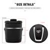 For Lexus F SPORT ES RX NX LS UX LM LX GX LC RZ IS CT GS RC HS SC TX LBX  Car Interior Ashtray LED Light Ash Cup Accessories AFP1