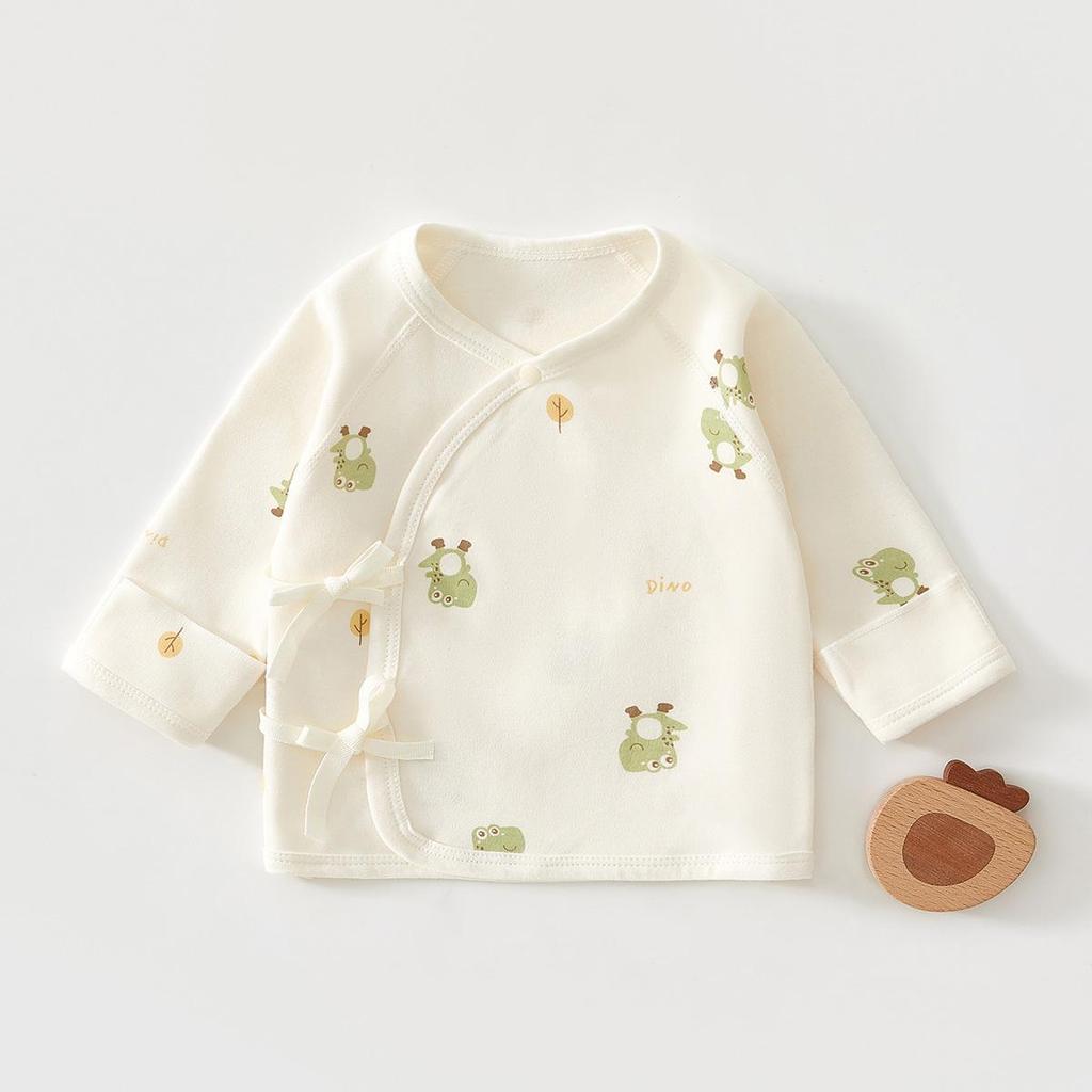 Newborn Baby Long-Sleeve Pure Cotton Top - 0-3 Months, Spring/Autumn