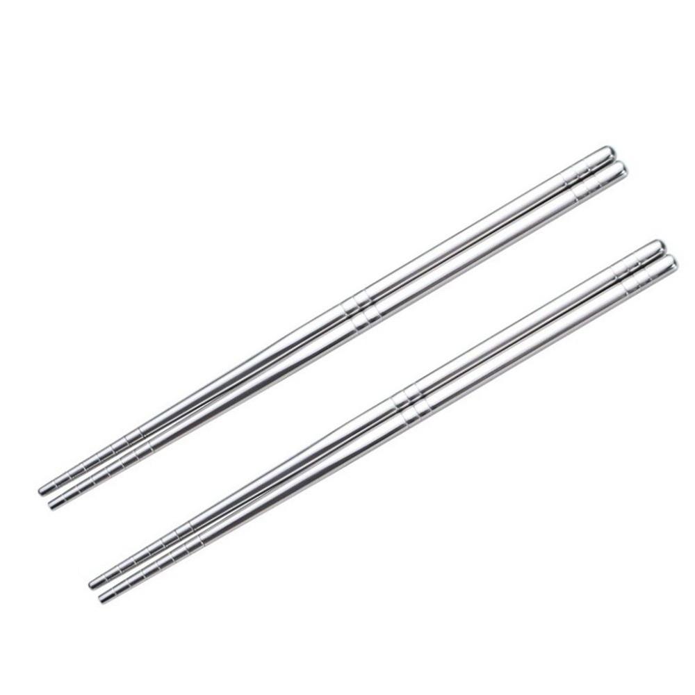 Mirror Polished Sterilizable Non-slip Chopsticks Metal Chopsticks Kitchen Accessories Tableware