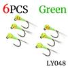 6PCS Fast Sinking Perdigon Euro Nymph Wet Fly Fishing Tungsten Bead Head Barbless Jig Hook Trout Grayling panfish Fishing Lures