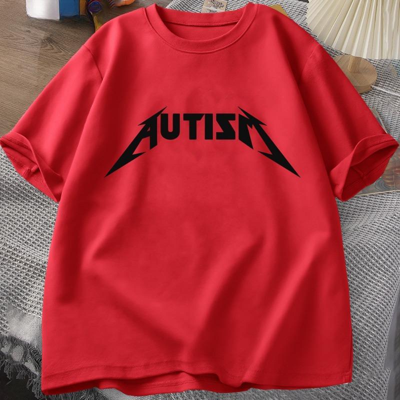 Autism Meme T Shirt Cotton Funny Humor Introvert Tshirts for Unisex WOMEN Letter Printed Tees Unisex Tshirts Oversized Tops