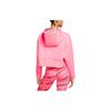 Nike Solid Print Logo Graphic Hooded Pullover Long Sleeve Sweatshirt Women Tops Pink CJ3592-679