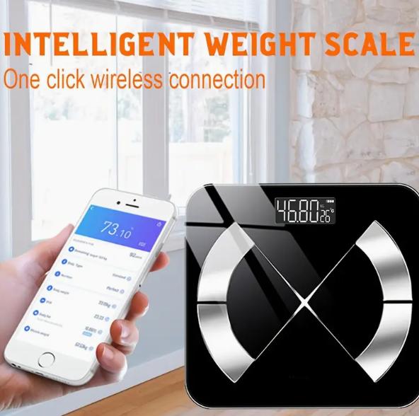 Intelligent Body Fat Scale-high Precision, High Definition Display, Suitable for Home and Bathroom Use,