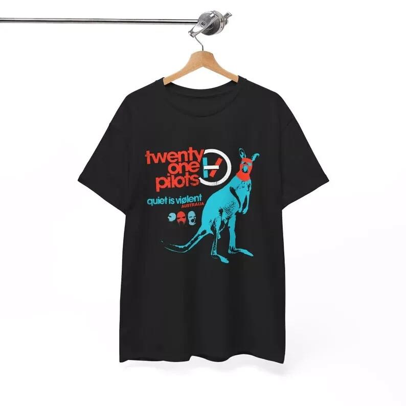 Twenty One Pilots Австралийское издание Quiet is Violent Футболка Унисекс Размер S-4XL Унисекс Футболка S