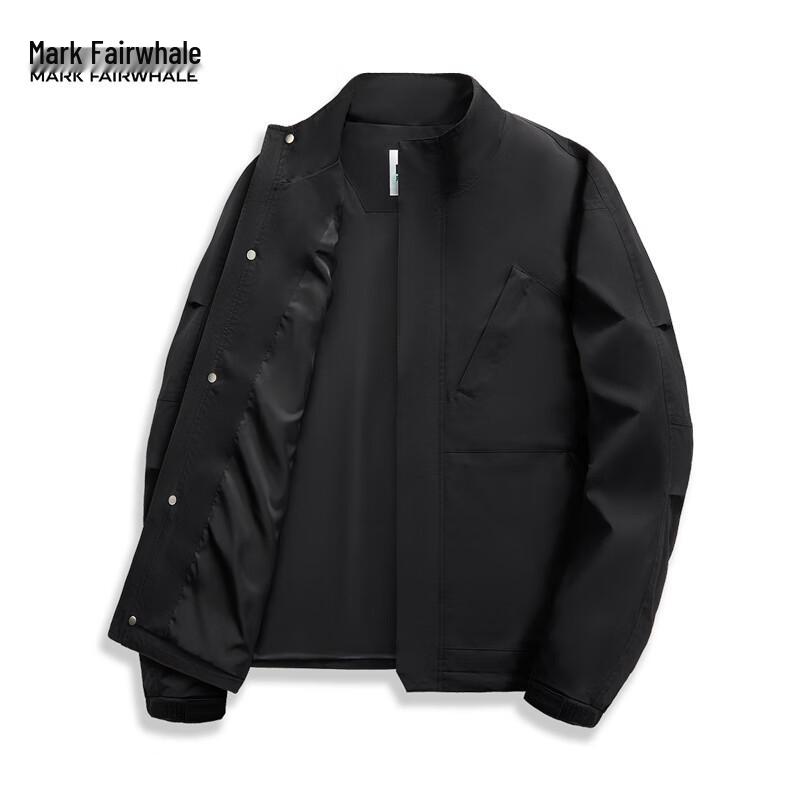 Mark Fairwhale Men's Stand-Collar Outdoor Windbreaker Jacket