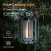 Solar LED Outdoor Garden Light USB Rechargeable Camping Atmosphere Lantern Courtyard Antique Lamp for Patio Garden Porch Pathway