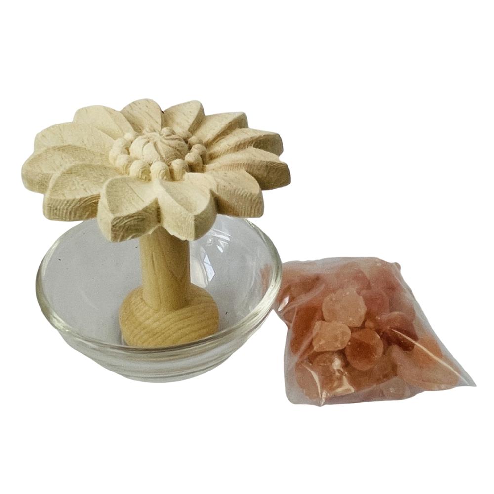 Refillable Wooden Daisy Essential Oil Diffuser DIY Essential Oils Containers  Home Decoration