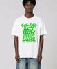MONSTER REPUBLIC Act Now Light Green T-Shirt White_9158