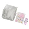 Instant Camera Case Kit Shoulder Strap Sticker Camera Case Durable Camera Protective Clear Case for Instax Mini 12