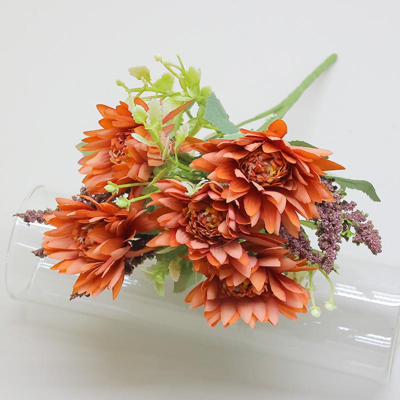 Silk Callistephus Chinensis Floral Bundle For Home Decor Wedding Styling Venue