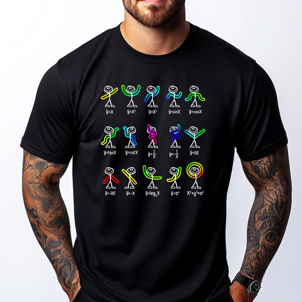 Funny Algebra Dance Function Math Teacher Geek Nerd Black Graphic T Shirts Vintage T Shirts Oversized Slogan