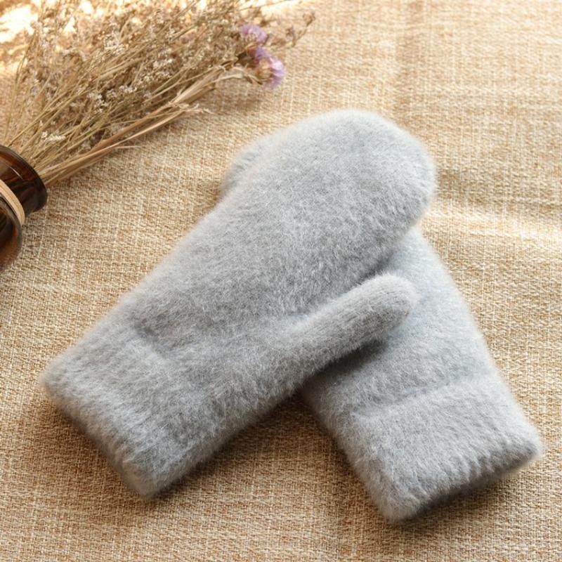 Thick Velvet Warm Women's Winter Gloves, Warm and Comfortable for Cycling in Autumn and Winter Practical for Daily Life Supplies