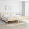 Vidaxl Bed Frame Without Mattress, 160X200 Cm, Solid Wood