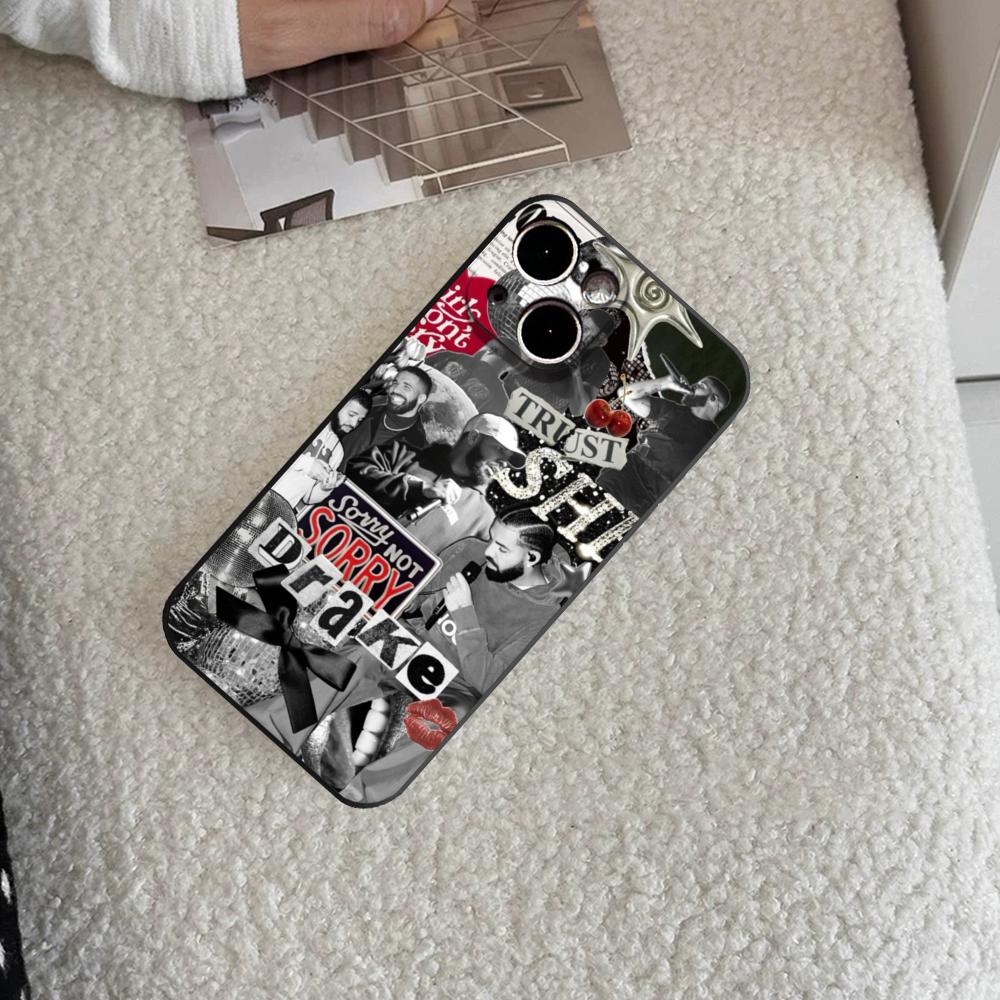 Rapper D-Drake Phone Case FOR IPhone 15promax 14 11 12 Pro 8 7 15 Plus 13 Pro MAX XR XS MINI Black Soft Covers